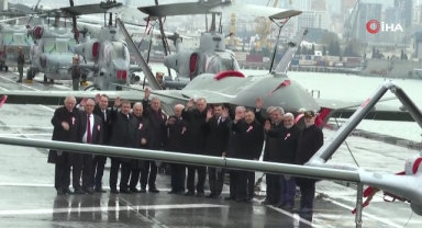 Cumhurbaşkanı Erdoğan ''TCG Anadolu'da''