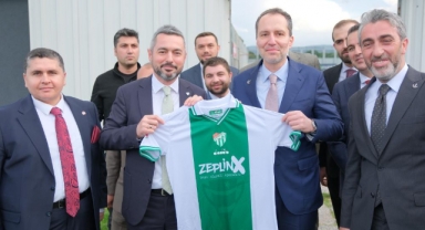 Fatih Erbakan, Bursaspor’u ziyaret etti