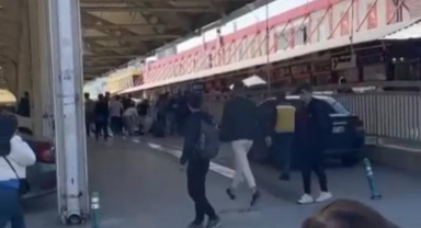 Gençlerin meydan muharebesi kameralarda