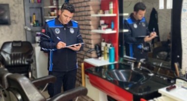 İnegöl’de berberlere denetim