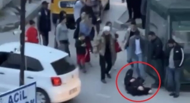 Kadınların yan bakma kavgası kamerada