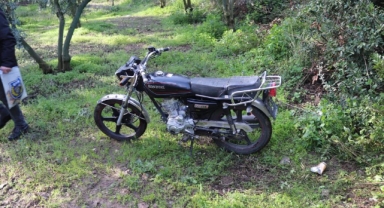 Polisin dikkati sayesinde çalıptı motosiklet bulundu