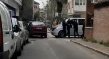 Yol verme kavgası'nda yumruklar konuştu