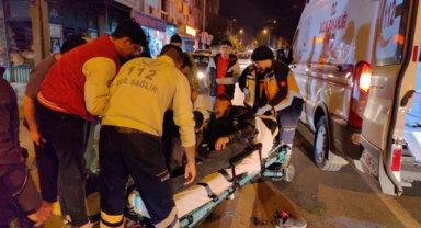 Bursa'da motosiklet sürücüsü ölümden döndü