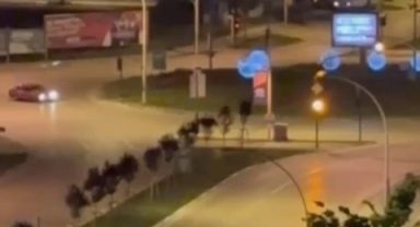 Bursa’daki trafik magandası kamerada