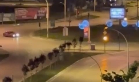 Bursa’daki trafik magandası kamerada