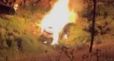 Gaziantep'te feci kaza:1 kişi yanarak can verdi