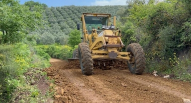 Gemlik'te çiftçilere arazi yolu desteği