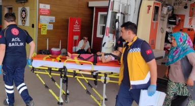 Balkondan düşen bebek yaralandı