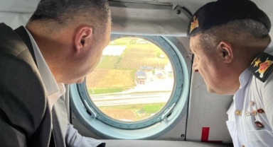 Bursa tepeden tırnağa helikopterle denetleniyor