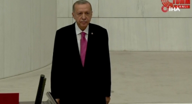 Cumhurbaşkanı Erdoğan TBMM'de yemin etti