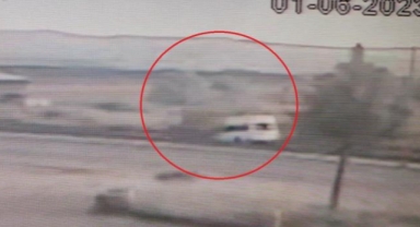 İnegöl'de meydana gelen feci kaza kamerada