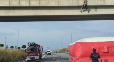 İntihar girişimini şişme yatak önledi