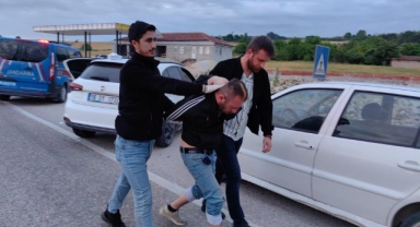 Nefes kesen kovalamaca 50 kilometre sürdü