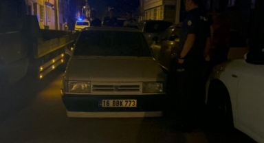 Nefes kesen kovalamacada aracını bırakıp kaçtı