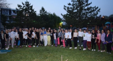 Nilüferliler yoga için buluşuyor