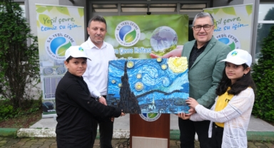 Öğrenciler, Çevre Dersini Yeşil Çevre’de Aldı