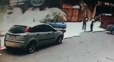 Önce içinde uyudular sonra ateşe verip gittiler