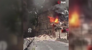 Paris'te doğal gaz patlaması