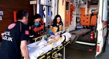 Soluk borusuna fıstık kaçan bebek yaşam savaşı veriyor