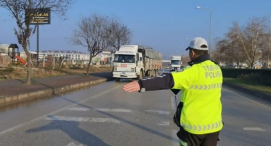 Uludağ yolunda trafik düzenlemesi
