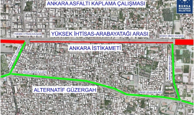 Dikkat! bu yol 2 gün kapalı