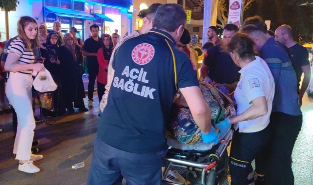 Karşıdan karşıya geçmek isteyen kadına araba çarptı