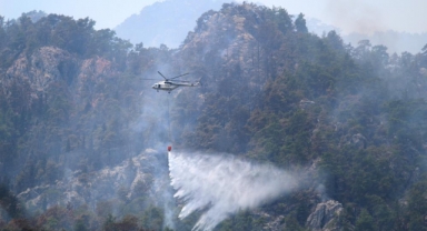 Kemer’deki orman yangını 4. gününde