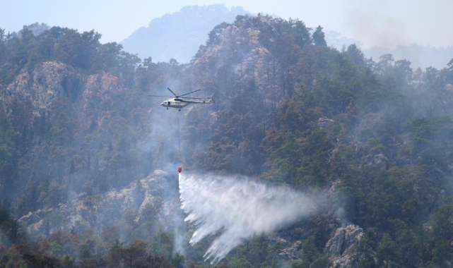 Kemer’deki orman yangını 4. gününde