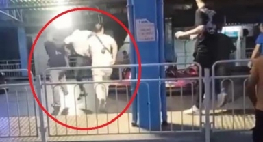 Lunaparktaki kavga kamerada