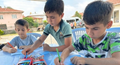 Nilüfer’in çocukları yaz atölyeleriyle şen şakrak