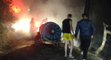 Önce evini, sonra ormanı yakmaya kalktı
