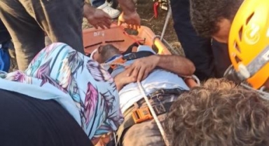 Su motorunun parçası koptu:1 yaralı