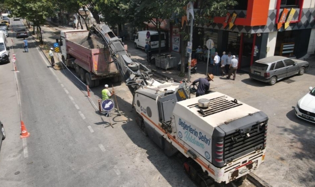 Teyyareci Mehmet Ali Caddesi yenileniyor