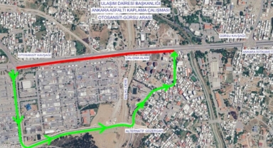 Ankara yolunda trafik düzenlemesi