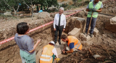 Gölyazı’nın antik dokusu gün yüzüne çıkıyor