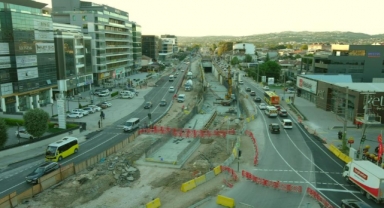 Geçit yolu çift yönlü olarak trafiğe açıldı