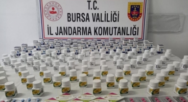 Gemlik'te cinsel gücü arttırıcı ilaç operasyonu