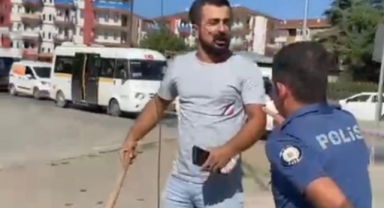 İnegöl'de kazanın ardından ortalık karıştı
