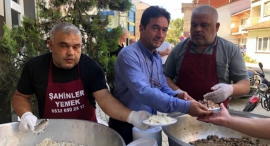 Servisçilerden dualı kurbanlı açılış