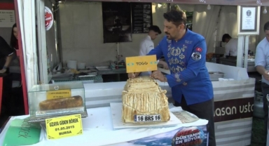 Togg böreği görenlerin iştahını kabarttı