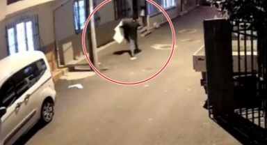 Balkona asılı halıyı böyle çaldı