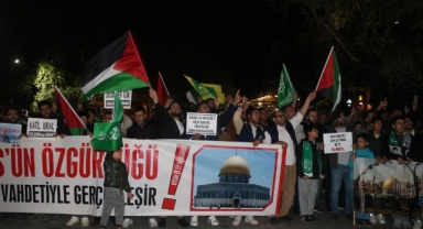 Bursa'da Filistin’e destek etkinliği