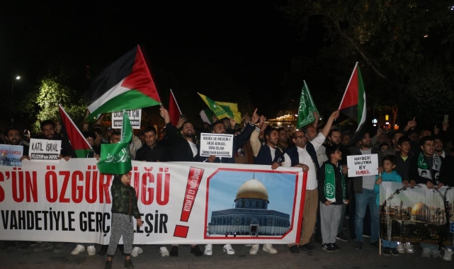 Bursa'da Filistin’e destek etkinliği
