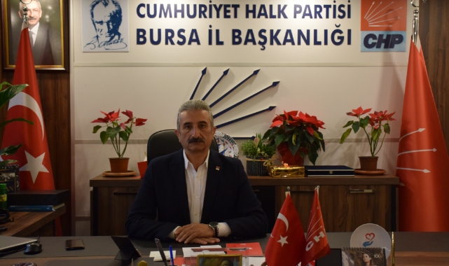 CHP Bursa İl Başkanı Nihat Yeşiltaş'tan İsrail'e tepki