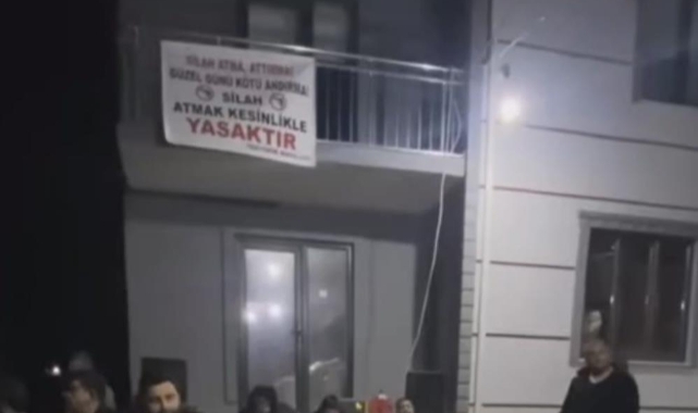 Eğlencede ateş açıp sosyal medyada yayınladı