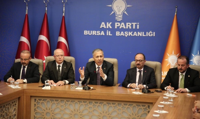 İçişleri Bakanı Ali Yerlikaya Bursa'da