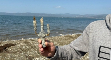 İznik Gölü'nde 2 bin yıllık mızrak ucu bulundu