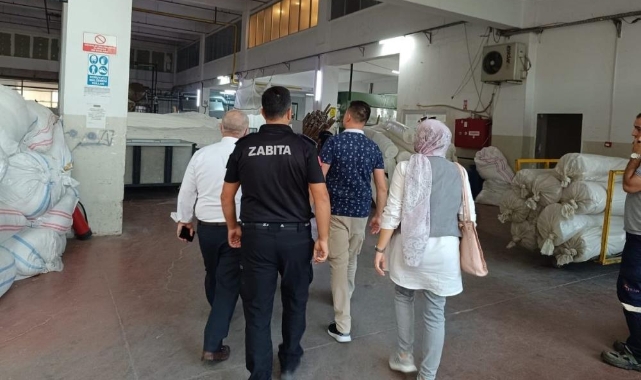 Kestel'deki fabrikalara gece şok baskın