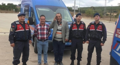 Tır şoförü kaybetti, jandarma buldu